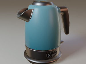 electric kettle 3D Modell