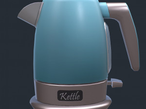 electric kettle 3D Modell