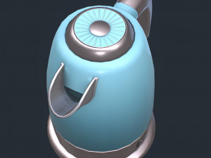 electric kettle 3D Modell