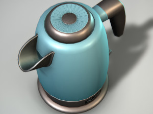 electric kettle 3D Modell