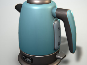 electric kettle 3D Modell