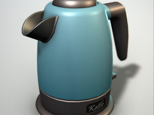 electric kettle 3D Modell