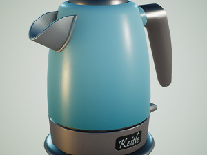 electric kettle 3D Modell