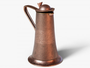 copper jug Modèle 3D