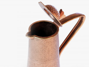 copper jug Modèle 3D