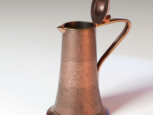 copper jug Modèle 3D