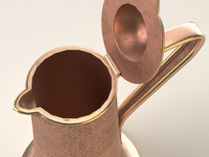 copper jug Modèle 3D