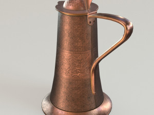 copper jug Modèle 3D