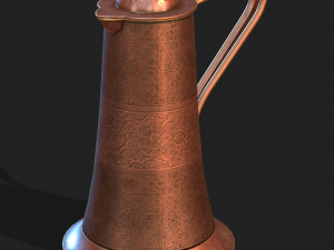 copper jug Modèle 3D
