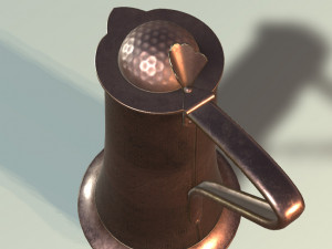 copper jug Modèle 3D