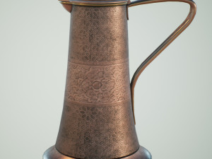 copper jug Modèle 3D