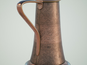 copper jug Modèle 3D