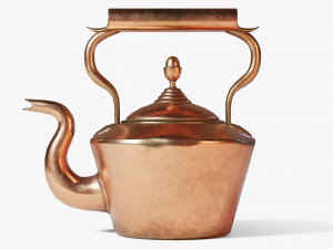 copper kettle 3D 模型