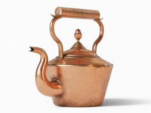 copper kettle 3D 模型