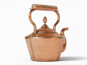 copper kettle 3D 模型