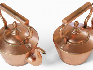 copper kettle 3D 模型