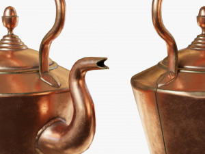 copper kettle 3D 模型