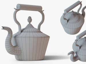 copper kettle 3D 模型