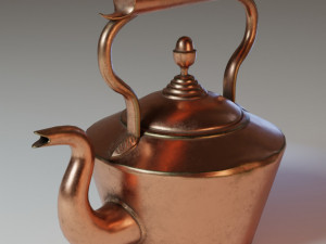 copper kettle 3D 模型