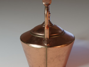 copper kettle 3D 模型