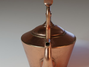 copper kettle 3D 模型