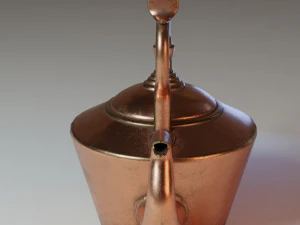 bouilloire en cuivre Modèle 3D