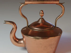 bouilloire en cuivre Modèle 3D