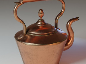 copper kettle 3D 模型