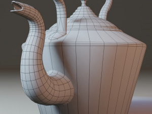 copper kettle 3D 模型