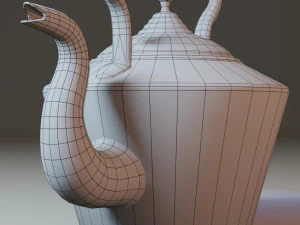 bouilloire en cuivre Modèle 3D