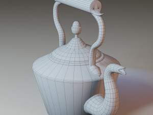 copper kettle 3D 模型
