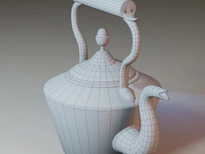 bouilloire en cuivre Modèle 3D