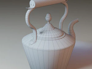 bouilloire en cuivre Modèle 3D