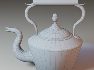 copper kettle 3D 模型