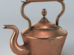 copper kettle 3D 模型