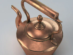 bouilloire en cuivre Modèle 3D