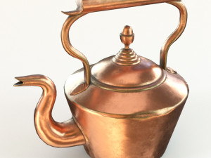 copper kettle 3D 模型