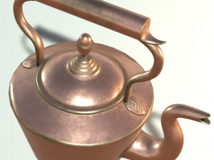 copper kettle 3D 模型