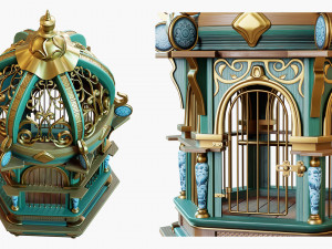 Birdcage Fancy Modello 3D