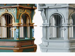 Birdcage Fancy Modello 3D