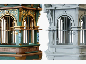 Birdcage Fancy 3D Model
