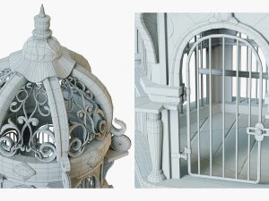 Birdcage Fancy 3D Model