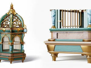 Birdcage Fancy 3D Model