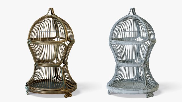 Birdcage Victorian 3D Model in Other 3DExport