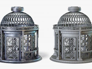 बर्डकेज आर्ट डेको 3D मॉडल