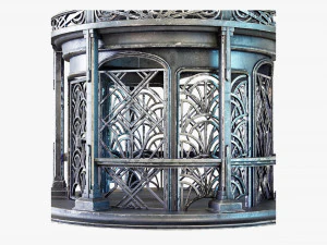 Birdcage Art Deco 3D Model
