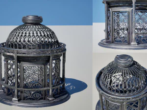 Birdcage Art Deco 3D Model