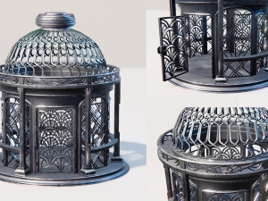 Birdcage Art Deco 3D 模型