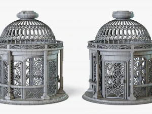 Birdcage Art Deco 3D Model