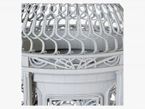 Birdcage Art Deco 3D Model